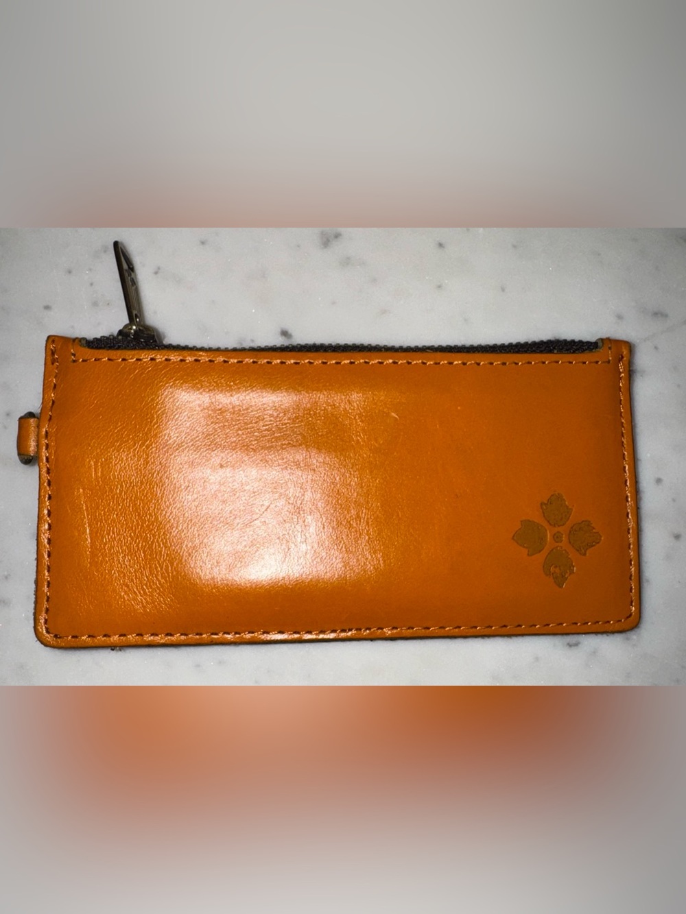 Patricia Nash Almeria RFID Credit Card Wallet with Zipper, *missing wrist strap
